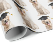Golden Retriever Afstuderen Cadeaupapier (Rol Hoek)