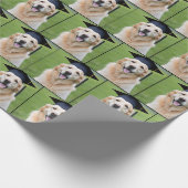 Golden Retriever Afstuderen Cadeaupapier (Hoek)