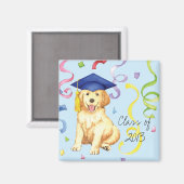 Golden Retriever Afstuderen Magneet (Voorkant / Achterkant)