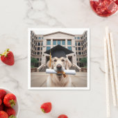 Golden Retriever Afstuderen Servet (Insitu)