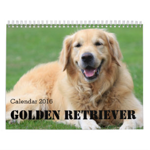 Golden Retriever Agenda 2016 Maak hem persoonlijk Kalender
