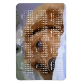 Golden Retriever Agenda 2017 Grote Foto Magneet (Verticaal)