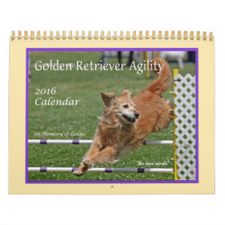 Golden Retriever Agility Agenda Kalender