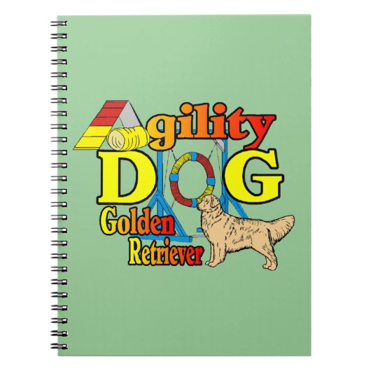 Golden Retriever Agility Notitieboek (Voorkant)