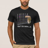 Golden Retriever Agility "Weaves" Donkere T-shirt (Voorkant)