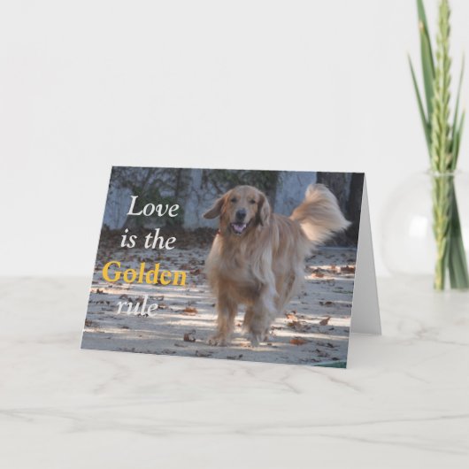Golden Retriever All Occasion Card Kaart (Voorkant)