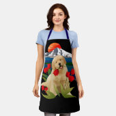 GOLDEN RETRIEVER All-Over Print Schort (Gedragen)