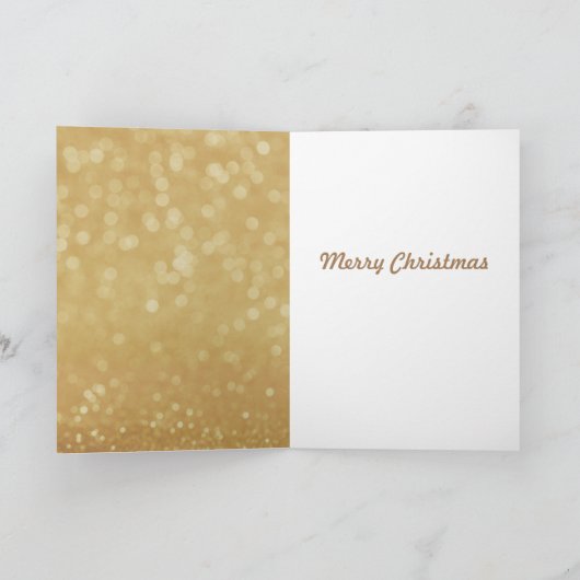 Golden Retriever alles wat glitters is Golden Feestdagen Kaart (Binnen)