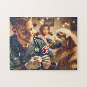 Golden Retriever Ambulancehond Hondenliefhebber Ca Legpuzzel