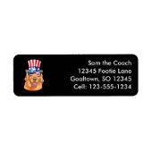 Golden Retriever America, 4e juli Verenigde Staten Etiket (Voorkant)