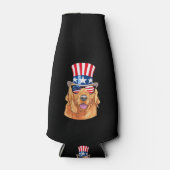 Golden Retriever America, 4e juli Verenigde Staten Flesjeskoeler (Voorkant)