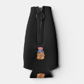 Golden Retriever America, 4e juli Verenigde Staten Flesjeskoeler (Achterkant)