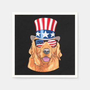 Golden Retriever America, 4e juli Verenigde Staten Servet