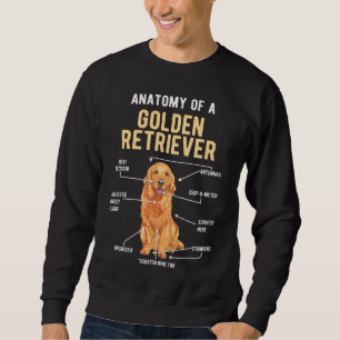 Golden Retriever Anatomy Funny Dog Trui