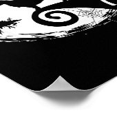 Golden Retriever And Moon Halloween Costume Dog Lo Poster (Hoek)