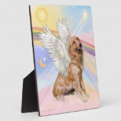 Golden Retriever Angel (B1) Fotoplaat (Zijkant)