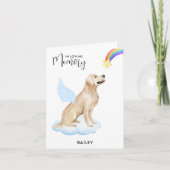 Golden Retriever Angel Dog verliest sympathie Kaart (Voorkant)