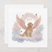 Golden Retriever Angel Kaart (Voorkant / Achterkant)