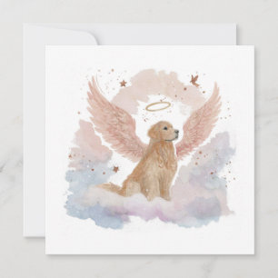 Golden Retriever Angel Kaart