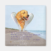 Golden Retriever Angel Magneet (Voorkant)