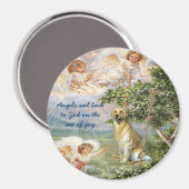 Golden Retriever Angel Magnet (Voorkant / Achterkant)