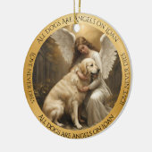 Golden Retriever Angel Memorial Ornament (Links)