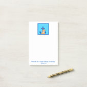 Golden Retriever, Anker & Harten Post-it® Notes (Op bureau)
