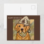 GOLDEN RETRIEVER ANSICHTKAART BRIEFKAART (Voorkant / Achterkant)