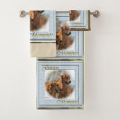 Golden Retriever Art Bad Handdoek (Insitu)