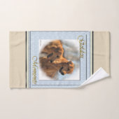 Golden Retriever Art Bad Handdoek (Handdoek)