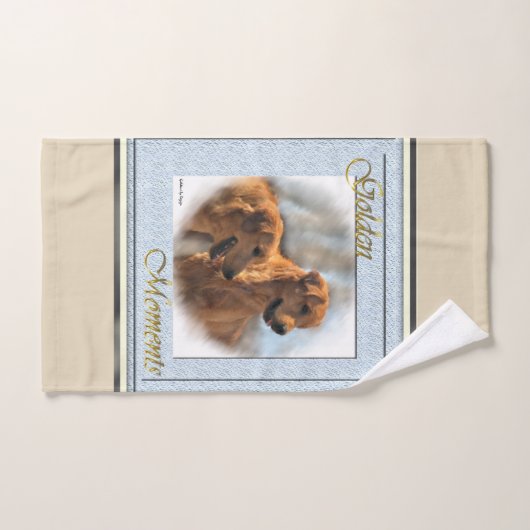 Golden Retriever Art Bad Handdoek (Handdoek)