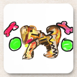 Golden retriever art bier onderzetter