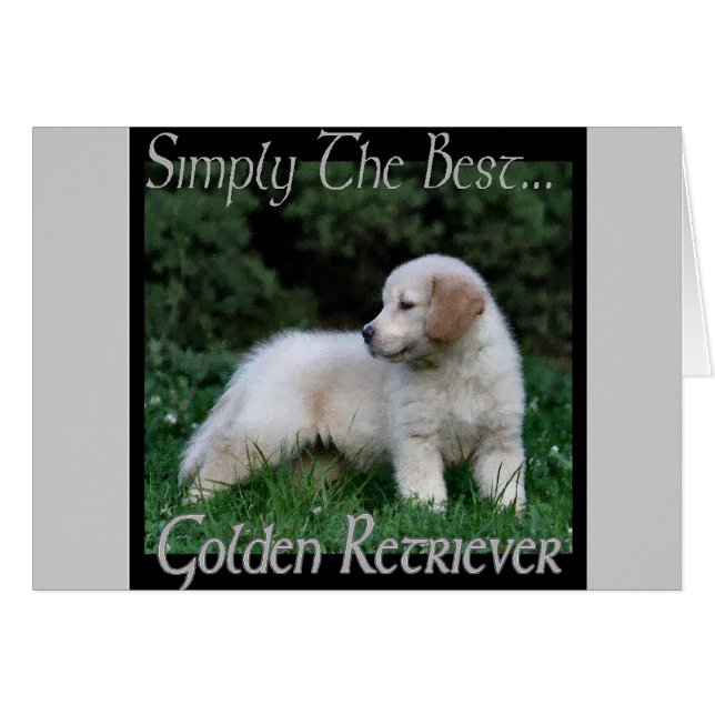 Golden Retriever Art Gifts (Voorkant Horizontaal)