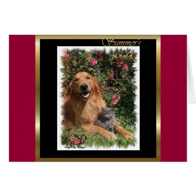 Golden Retriever Art Gifts (Voorkant Horizontaal)