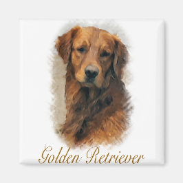 Golden Retriever Art Gifts Magneet