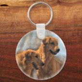 Golden Retriever Art Gifts Sleutelhanger (Voorkant)