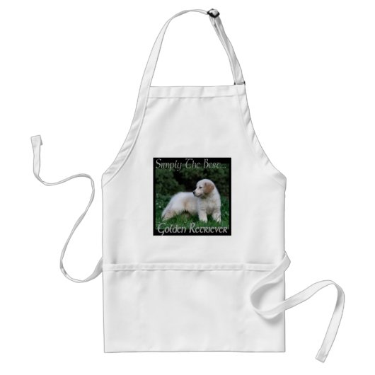 Golden Retriever Art Gifts Standaard Schort (Voorkant)