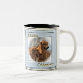 Golden Retriever Art Gifts Tweekleurige Koffiemok