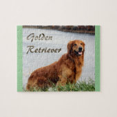 Golden Retriever Art Legpuzzel (Horizontaal)