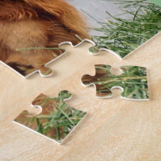 Golden Retriever Art Legpuzzel (Zijkant)