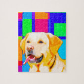 Golden Retriever Art Legpuzzel (Verticaal)