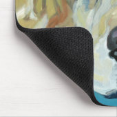 Golden Retriever Art Mousepad Muismat (Hoek)