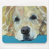 Golden Retriever Art Mousepad Muismat (Voorkant)