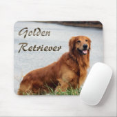 Golden Retriever Art Muismat (Met muis)