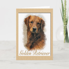 Golden Retriever Art Note Cards Gifts Kaart