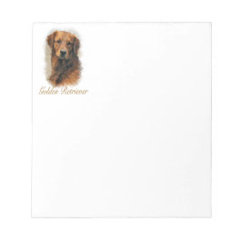 Golden Retriever Art Notitieblok