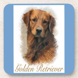 Golden Retriever Art Onderzetter