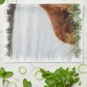 Golden Retriever Art Theedoek (Gevouwen)