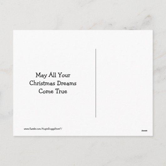 Golden Retriever Asleep beroemd gemaakt door Chris Feestdagenkaart (Achterkant)