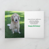 Golden Retriever Ate Birthday Rumor Spreading Kaart (Binnen)